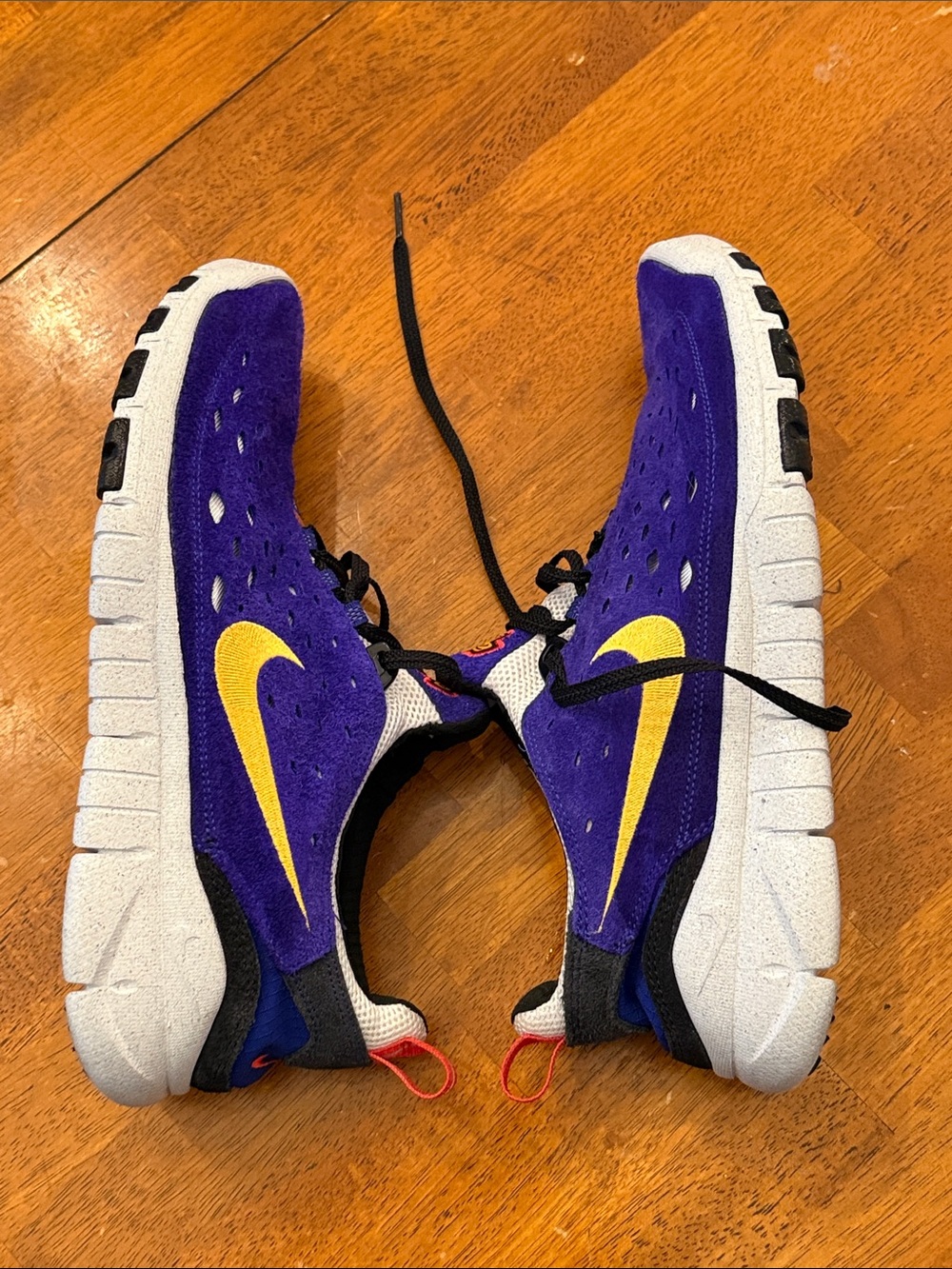 Nike Free Run Trail Shoes Concord Taxi Yellow CW5814-401 Men's Multi Size 12 NEW